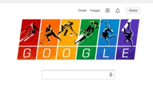 Google's rainbow doodle